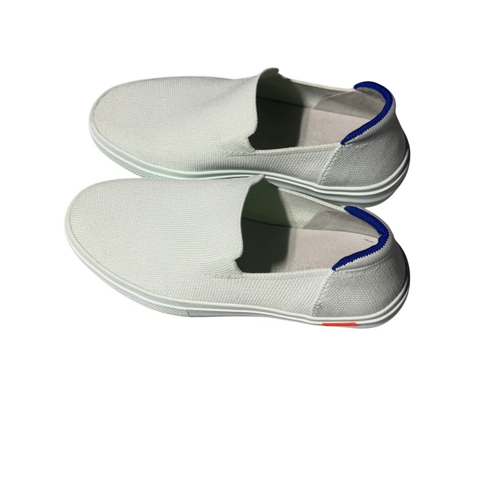 Rothy's Original Athletic Sneakers Unisex M6.5 W8 Ivory Knit Slip On Low Top - Picture 6 of 13